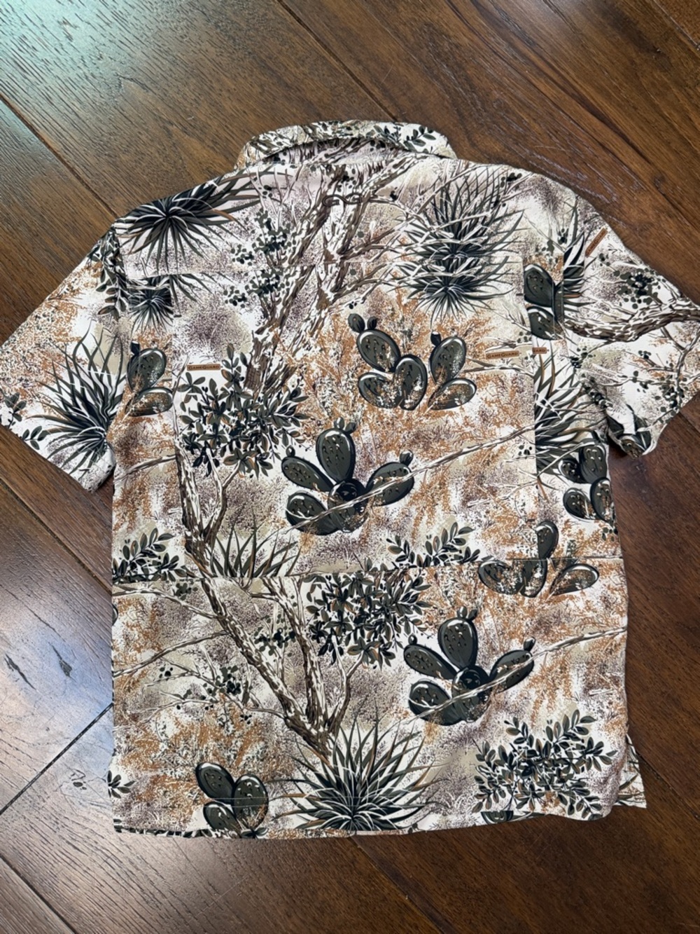Gameguard Outdoors - Boys Short-Sleeve Button-Down Shirt - Camo - Size: S (6-7) - Picture 5 of 8